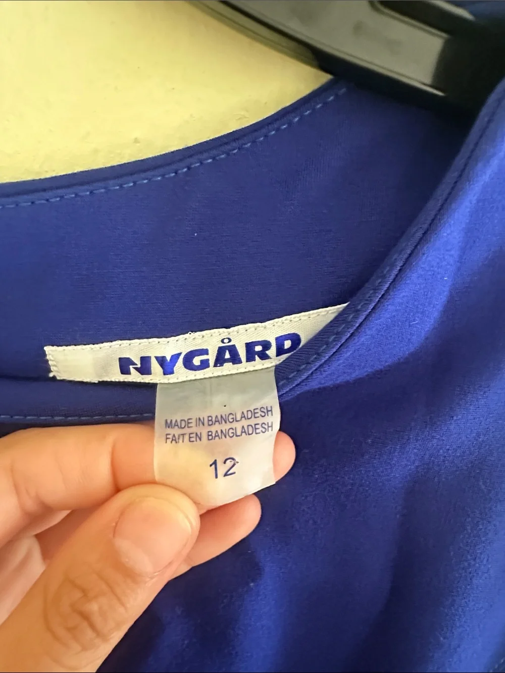Sleek Royal Blue Sleeveless A-Line Dress EUC